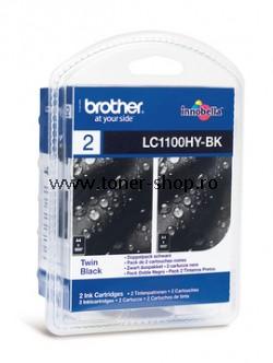  Brother LC-1100HY BK x 2