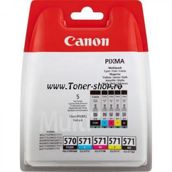 Cartuse cerneala Canon PGI-570PGBK+CLI-571 C,M,Y,BK