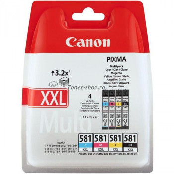  Canon CLI-581XXL C / M / Y / BK