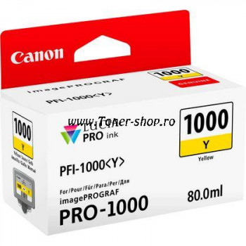 Cartus cerneala Canon PFI-1000Y